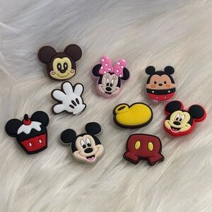 Assorted Mouse Croc Charms set of 9